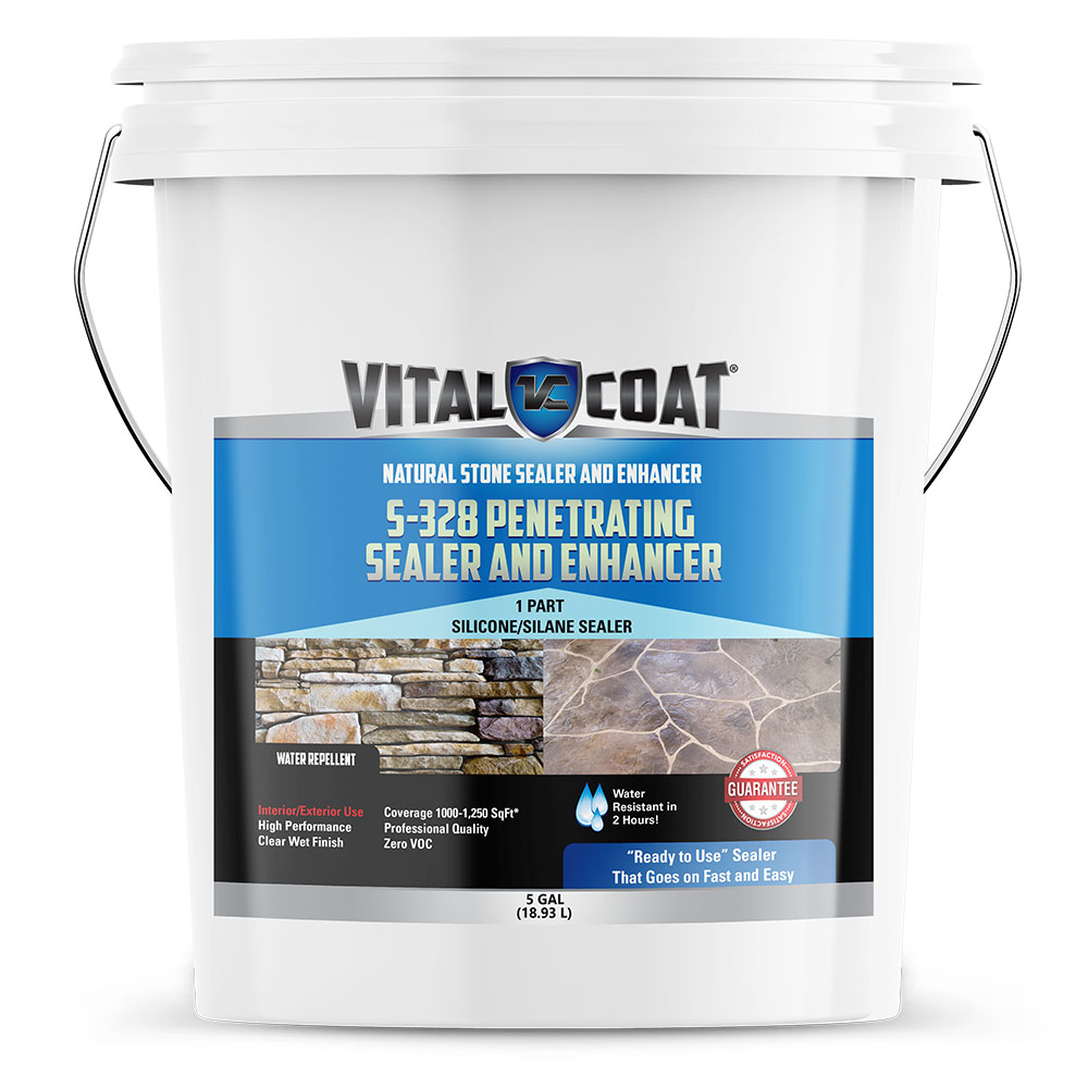 S-328 Penetrating Sealer & Enhancer - 5 Gal. Pail - Vital Coat