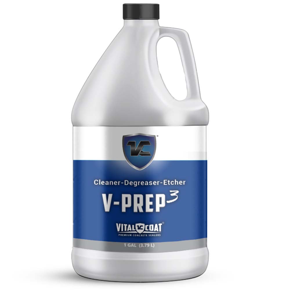 Vital Coat VPRP1G V-PREP3 1 gal. Concentrated Industrial Grade 3-in-1 Cleaner, Degreaser and Etcher for Concrete and Masonry Sur